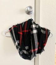 Preowned Lightweight Plaid Scarf 