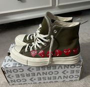 Green  Play x Chuck 70 Hi Top ‘Multi Heart’