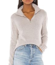 LPA Renata Quarter ZIP Sweater Grey