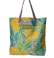 Lilly Pulitzer Estee Lauder Lemon Tote