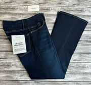 Frame Denim Womens Le Crop Mini Boot Jeans Cabana Dark Blue Denim 27 Bootcut NWT