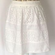 Victoria’s Secret white eyelet skirt size 4