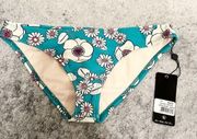 Wildfox Green Daisy Bikini Bottom Size XS NWT