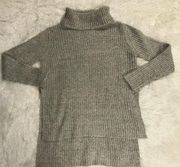 knit turtle neck sweater size large