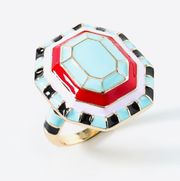 Boutique Funky Geometric Ring