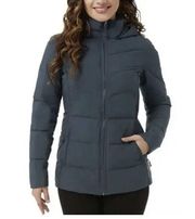 32 Degrees Heat Coat Winter Tech Hooded Puffer Jacket Size M Parka Packable​