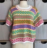 United Colors of Benetton vintage mosaic sweater