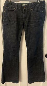 Express Jeans Stella Reg Fit Low Rise Boot Dark Wash Jeans Size 4S