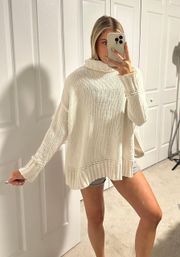 Aerie Turtleneck Chenille Sweater