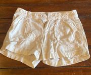 Old Navy Low Rise Button-up Linen Shorts