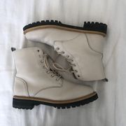 Mi.iM Cream Drew Combat Boots