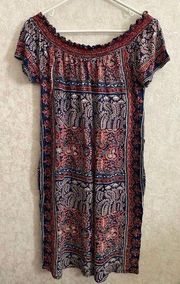 Lucky Brand women's extra small red / white / blue dress