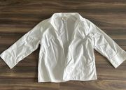 Women’s White Button Up Top