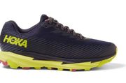 Hoka  One One Torrent 2 Trail Running Shoes Lace Up Lightweight Black Yellow 8