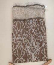 Women's Patterned Brown Scarf