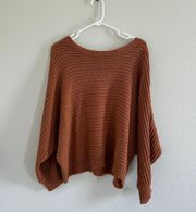 Rust Orange Sweater