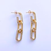 Gold Chain Drop Earrings