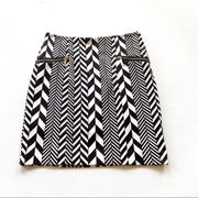 Michael Michael Kors Chevron Print Pencil Career Skirt