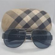 HP! Burberry Prescription Aviator Sunglasses & Case