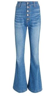 NWT Veronica Beard Sheridan Exaggerated Flare in Lakeshore Stretch Jeans 24 / 00