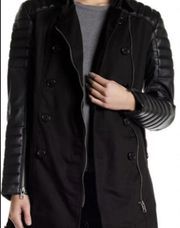 Leather Trench Jacket