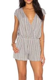 💛 BCBGeneration Cross Front Romper in Canyon Clay