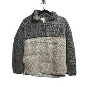 Thread + Supply Sherpa Color Block Sweater