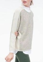 J. Crew colorblock Jaspe Sweatshirt Size S