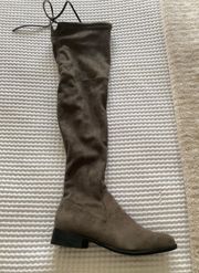 Knee High Faux Suede Boots