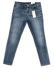 Wang Skinny Jeans Mid Rise Blue NWT Women's Size 8
