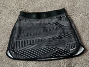 NikeGolf Black and White Printed Skort