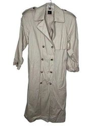 Vintage Liz Sport Belted Trench Coat