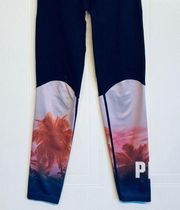 PINK - Victoria's Secret Victorias Secret PINK Cool & Comfy Seamless Tight Leggings Small Tropical Print