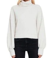 AGOLDE BALLOON SLEEVE TURTLENECK SWEATSHIRT SZ S