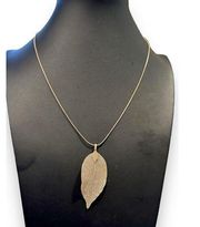 Skeleton Leaf Necklace