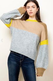 Color Block Sweater