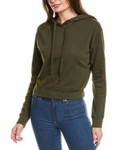 New. Michael Stars green cropped hoodie. XS. Retails $139