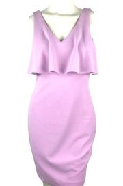 Badgley Mischka Lilac Lavender Dress Size 10