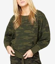 Sanctuary Dolman Army Pullover Sweatshirt Green Size M