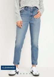 High Rise OG Straight Built-in Warm Jeans