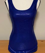 Studio Y || Royal blue sequined tank