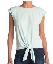 Laundry by Shelli Segal Tie- Front sleeveless Tee
