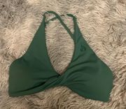 Green Sports Bra