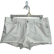 Michael kors white denim shorts size 8