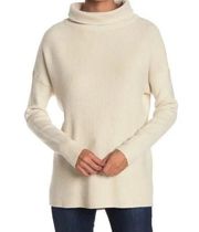 NWT Devotion by Cyrus Cowlneck Ribbed Sweater in Cream Size Medium M NEW