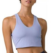 NEW PrAna Momento Crop Top Morning Glory Navy Blue Reversible X-Large Sportswear