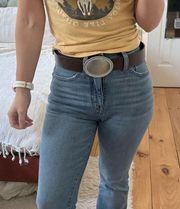 Abercrombie and Fitch A&F Silver rhinestone western y2k  Vintage Belt