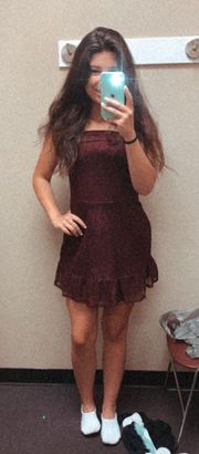 Maroon Dress