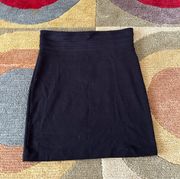 Black Bodycon Pencil Skirt Above the Knee Back Zipper Size Medium