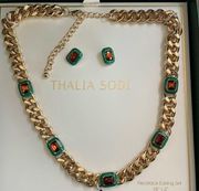 Old style necklace and earrings set NWT